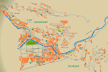 Plànol Escaldes-Engordany